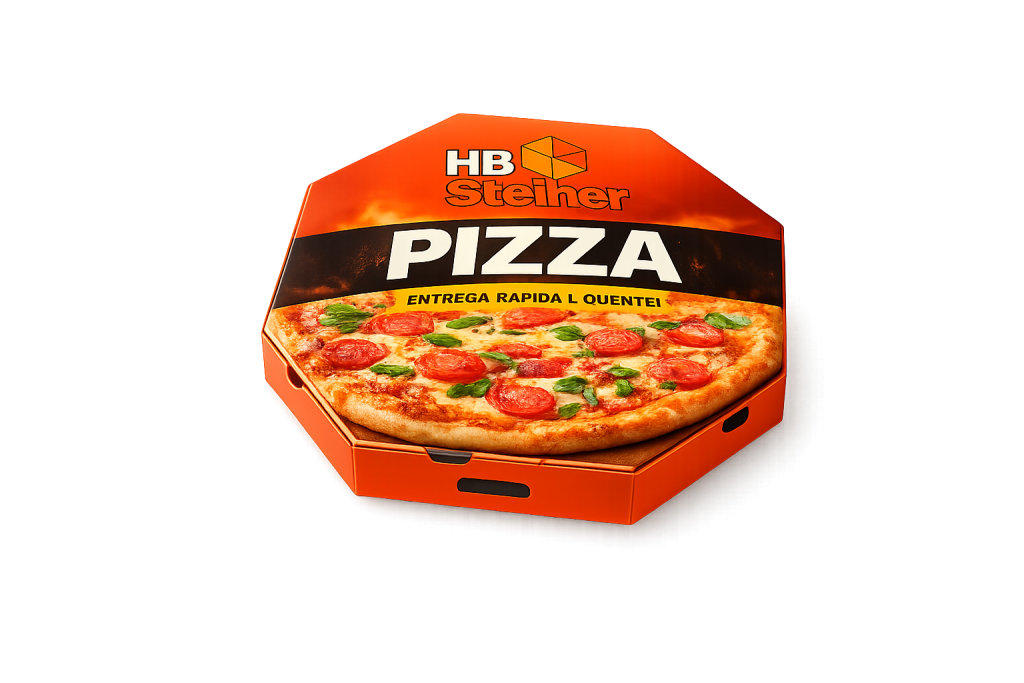 caixa de pizza personalizada para pizzarias
